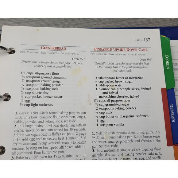 VTG 1930 2000 Limited Edition Better Homes and Gardens New Cookbook Pre-Owned - Picture 7 of 16